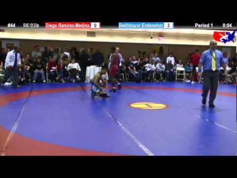 NYAC FS 55 KG / 121.25 lbs: Diego Ramirez-Medina vs. Bekhbayar Erdenebat