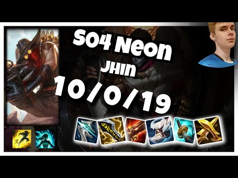 Jhin 10.25 Gameplay Challenger Replay Bot Lane - S11 (10/0/19) - EU