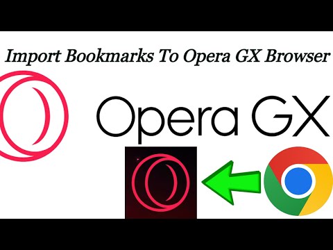Import Chrome Bookmarks to Opera 2