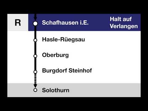 BLS Ansagen - Regio Thun - Konolfingen - Solothurn