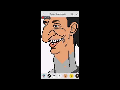 Color by number Caricatures So Video