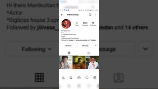 Manikuttan 100 k Instagram  mk status video  manik