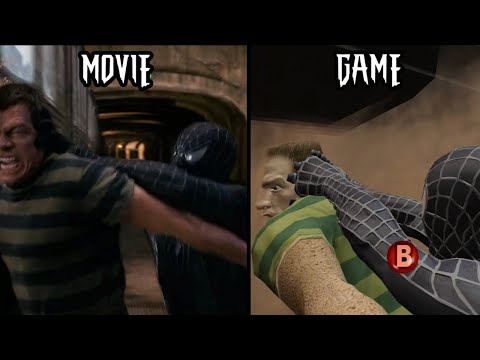 Spider-Man 3 Game (pc) Vs Movie | Similar scenes comparison!