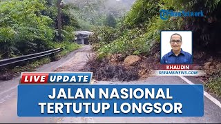 Lalu Lintas Aceh-Sumut Tersendat akibat Longsor yang Menutup Jalan Nasional di Kota Subulussalam