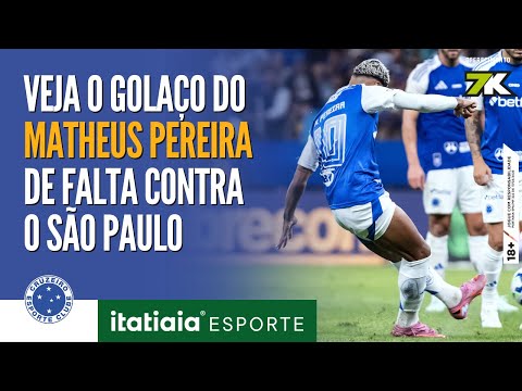 ASSISTA O GOL DE MATHEUS PEREIRA QUE DEU A VITÓRIA AO CRUZEIRO CONTRA O SÃO PAULO