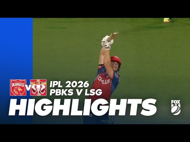 Punjab Kings v Lucknow Super Giants I Full Match Highlights I Game 29 IPL 2026 I Fox Cricket