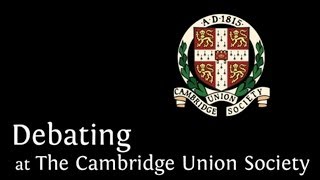 The Art of Debate | The Cambridge Union