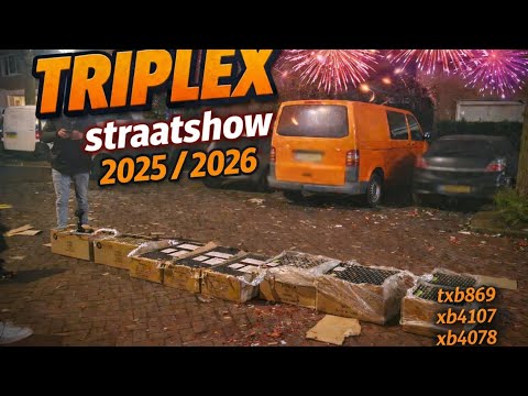 TRIPLEX STRAATSHOW 2025/2026 VUURWERK COMPILATIE