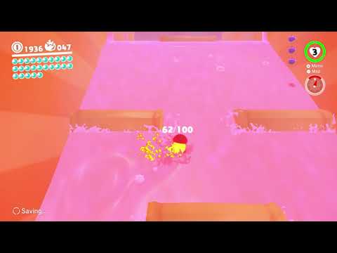 Super Mario Odyssey - Luncheon Kingdom Moon #4: Climb Up the Cascading Magma