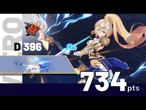 Honkai Impact 3 (SEA) Exalted Red Lotus Abyss (396D) Argent Knight (734) - AE MA DA