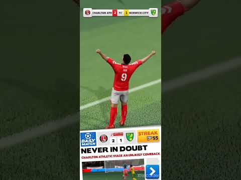 Score Hero 2022 / Daily Match : Charlton Athletic - Norwich City