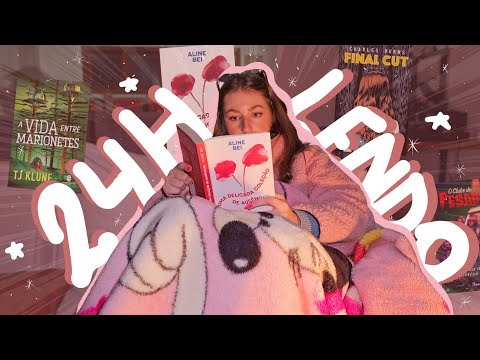 24h lendo o máximo de livros que consigo!