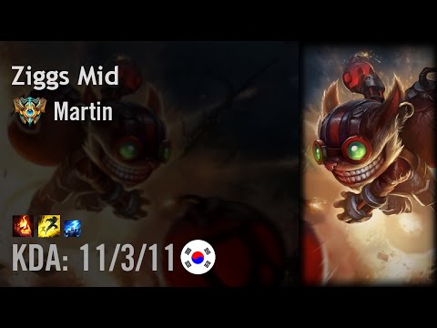 Ziggs Mid vs Malzahar - Martin - KR Challenger Patch 6.16