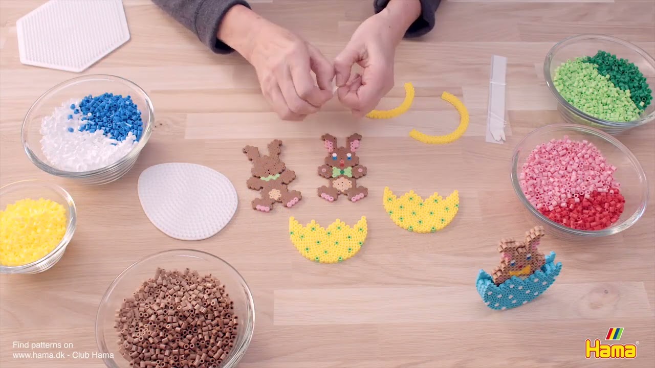 Koraliki Hama - wielkanocne dekoracje