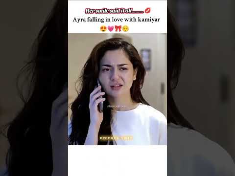 Ayra falling in love with kamiyar 💗#haniaamir #bilalabbas #aiyra #newdrama #pakistanidrama