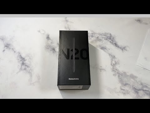 Samsung Galaxy Note 20 Mystic Gray Unboxing and Overview