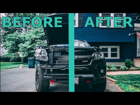 Modifying the Airdam and Debadging (Free & Easy Mods) | Chevy Colorado