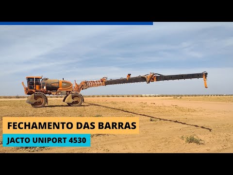 Fechamento das barras do Jacto Uniport 4530