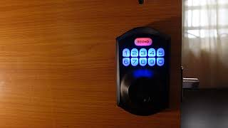 TEEHO Door Lock — How to Lock from Outside