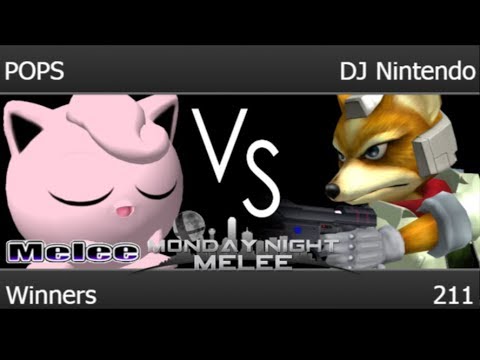 MNM 211 - POPS (Jigglypuff) vs DJ Nintendo (Fox) Winners - Melee