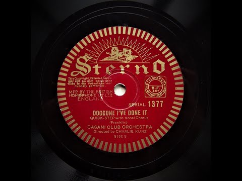 Doggone , I've Done It - Casani Club Orchestra (1934)