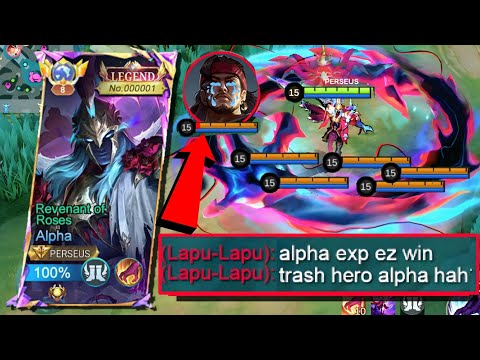 GOODBYE LAPU-LAPU META!💀 THIS GLOBAL ALPHA BUILD IS THE NEW META DESTROYER 🔥- Mobile Legends