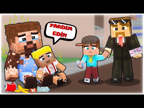YOKSUL AİLE VE MİLYONER AİLENİN HAYATI! 😱 - Minecraft