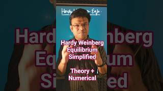 HW Equilibrium Made Easy 🔥 | Learn in 120 Seconds| Genetics Numerical for GATE/CSIR