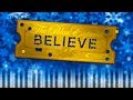 Believe (from The Polar Express) - Piano Tutorial