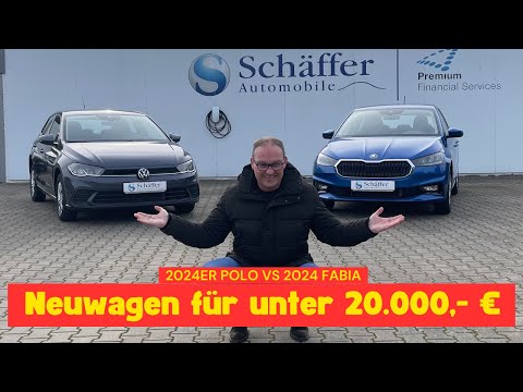 The bargain: new cars for under €20,000 and a 5-year warranty! 2024 VW Polo vs. Skoda Fabia