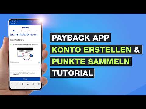 Payback App installieren, Konto erstellen und Payback Punkte sammeln - Testventure
