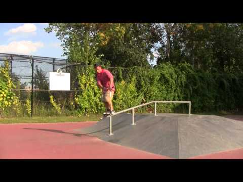 Worlds First ! Double Barspin to Boardslide on a downrail