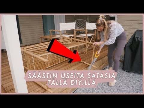 TERASSIN SISUSTUS - Pihaprojekti osa 2