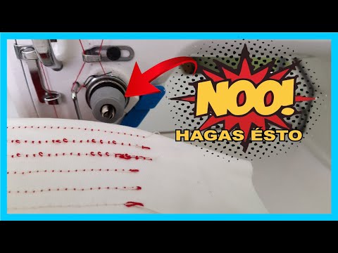 📌como regular la tension de la maquina recta 📍 ajustar tension✔