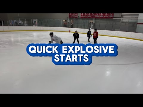 Working on Quick Explosive Starts - Hockey