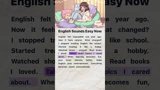 English Sounds Easy Now | English Reading and Listening Practice #englishforbeginners #easyenglish