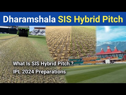 Dharamshala Stadium SIS Grass Hybrid Pitch Installation