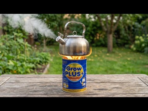 😱 Tämä peltipurkin salaisuus luo ILMAISTA lämpöä — Ei kaasua, ei sähköä 🔥