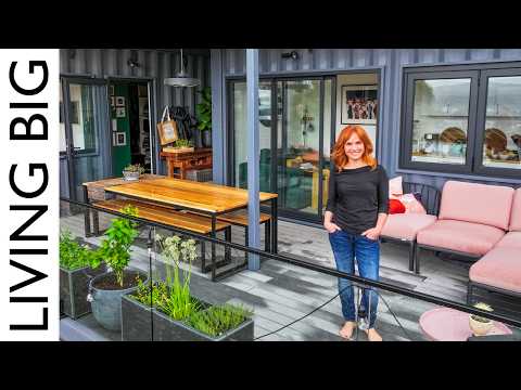 Modern Urban Living in a 2x20ft Shipping Container Home