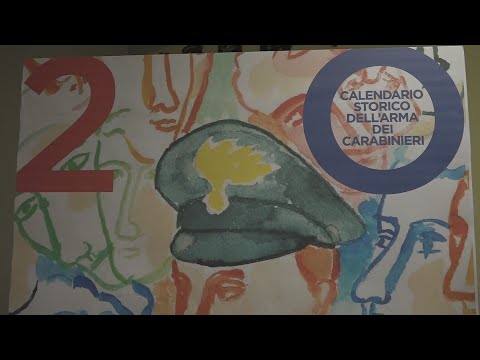 Presentato il calendario dell'Arma dei Carabinieri 2022