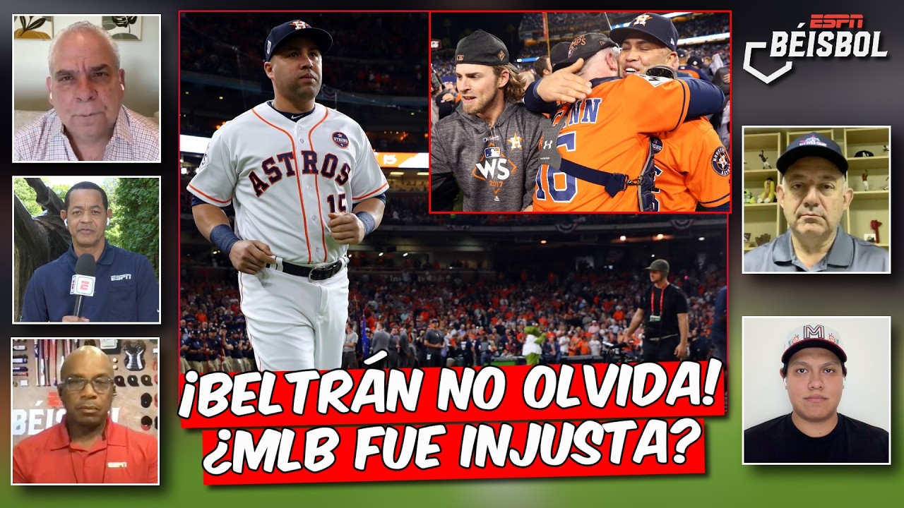 CARLOS BELTRÁN ROMPE EL SILENCIO. La polémica en MLB tras el ESCÁNDALO con ASTROS | ESPN Beisbol