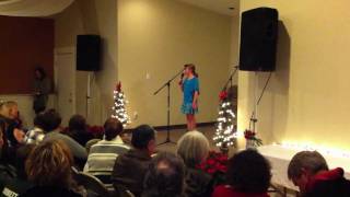 Maddy singing Sleigh Bells