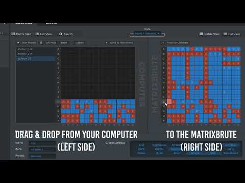 How to transfer presets from Computer to Matrixbrute