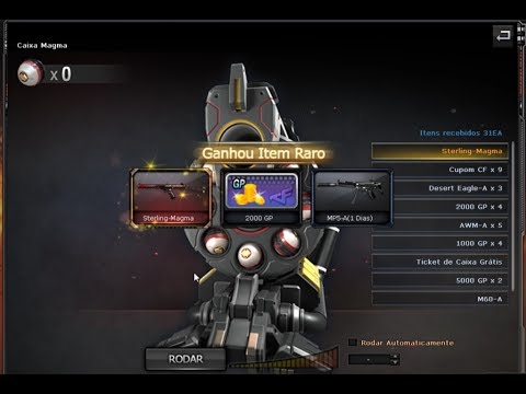 [CF-AL] Ganhando Sterling-Magma ( Caixa de evento totalmente grátis)  ROLETANDO #2
