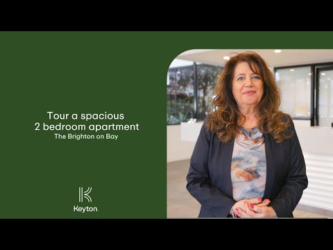 Tour a spacious 2 bedroom apartment at The Brighton on Bay | Keyton
