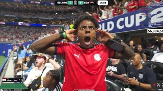 ISHOWSPEED REACTION TO YASSER IBRAHIM (EYGPT) SCORING AGAINST MESSI’S ARGENTINA 🇦🇷 