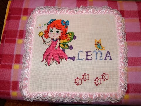 DIY Cómo hacer un cojín de hadita en punto de cruz