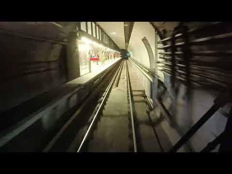 Budapest automatic metro M4 Keleti Pályaudvar   Szent Gellért tér