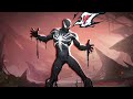 Marvel Rivals Black Suit Spiderman MVP Animation