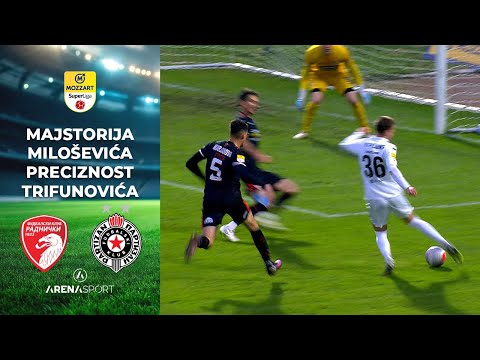 MAJSTORIJA MILOŠEVIĆA, PRECIZNOST TRIFUNOVIĆA | Radnički - Partizan | 7. decembar 2025.